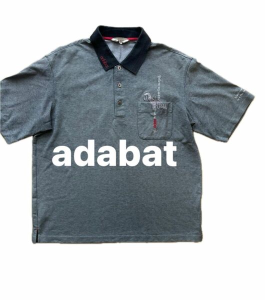 【adabat 】アダバットゴルフウエア メンズポロシャツ