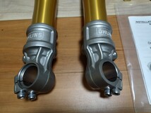 中古美品　カワサキ ZRX1200ダエグ　オーリンズ　 RWUタイプ　正立フロントフォーク ゴールド　KAWASAKI DAEG OHLINS_画像3