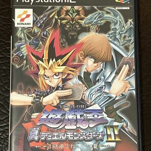 送料無料 PS2 遊戯王 ★ 遊戯王 真 デュエルモンスターズ 2 継承されし記憶 Yu-Gi-Oh! The Duelists of the Roses 動作確認済 説明書付き