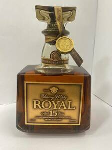 #5448 ★東京都内限定★ 未開栓　SUNTORY サントリー ROYAL ローヤル15年 ウィスキー ゴールドラベル 750ml 43%