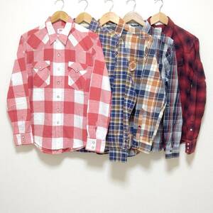 お得!!【まとめ売り】長袖 シャツ 5着 セット LEVIS リーバイス スコッチ＆ソーダ H&M バックナンバー ボタンダウン メンズ S /LS-203j