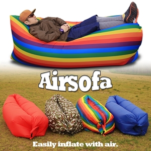 (p)キャンプ BBQ サーフィン 車中泊 エアーソファー ベッド ビーチベッド クッション インスタ映え Airsofa airbed 2021年新色・希少カラー