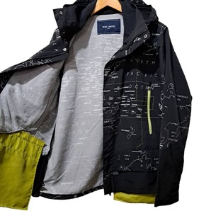 whiz limited MAP MOUNTAIN JACKET ウィズ マップ 地図柄 マウンテンパーカー ジャケット 黒 L パーカーの画像3