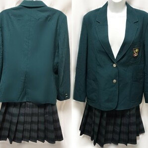 東京都 東村山市立 第四中学校 制服 学生服/school wear/第四中学校/スクールパール/制服/緑色ブレザーの画像1