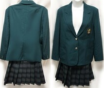 東京都 東村山市立 第四中学校 制服 学生服/school wear/第四中学校/スクールパール/制服/緑色ブレザー_画像1