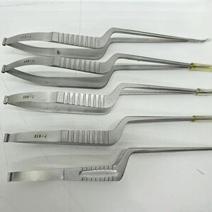 MIZUHOIKA 手術用 マイクロはさみ 剪刀 5本 ケースセット 医療用 医療器具 アンティーク レトロの画像6