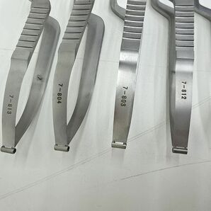 MIZUHOIKA 手術用 マイクロはさみ 剪刀 5本 ケースセット 医療用 医療器具 アンティーク レトロの画像7