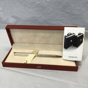 ★ 1 иен Старт Рекомендуется ★ S.T.Dupont Dupon Ball Pen Pen Silver Unisex Письменное инструмент