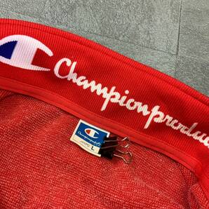 極美品 80‘s champion チャンピオン トラックトップ ジャージ メンズ Lサイズ レッド 日本製 刺繍ロゴの画像6