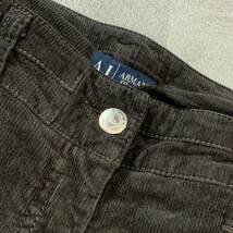 ARMANI jeans AJ アルマーニジーンズ コーデュロイパンツ メンズ w29 ダークブラウン_画像5