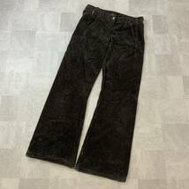 ARMANI jeans AJ アルマーニジーンズ コーデュロイパンツ メンズ w29 ダークブラウン_画像2