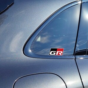 GR ステッカー ２枚セット TOYOTA GAZOO RACING シール 国内即日発送 送料無料の画像5