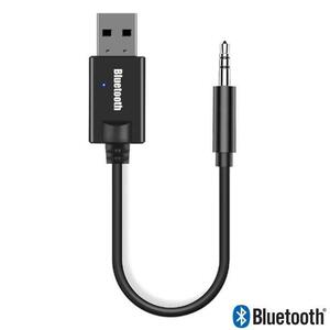 I Bluetooth5.0受信機 AUXをブルートゥースに変換 充電不要3.5mmAUX簡単にBluetooth化出来るブルートゥース受信機 AUXとUSB電源に差すだけ