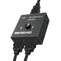 HDMI切替器 HDMIスプリッター HDMI2.0 双方向セレクター HDMI分配器 2入力×1出力 or 1入力×2出力 4K 30HZ 3D/1080p セレクター高速安定_画像4