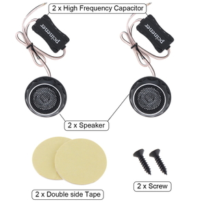 おまけ付TS-T280高音質高音域UPツイーター音質が良いツィーター140wドームツイーター カーオーディオ 28mmスピーカークロスオーバー付2個組の画像5