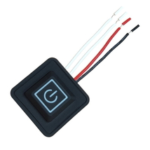 I 12V電源 ボタンスイッチ温度コントロースイッチ DIYスイッチ 薄型で防水仕様 電熱線のホットパンツやグローブや車のスイッチまで使用可能_画像3