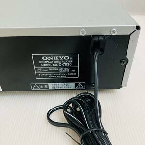 ジャンク出品 ONKYO オンキョー C-7030 CDプレーヤー 音響機材◇年2015製/Y043-40の画像7