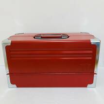 即決送料無料!!未使用品 TONE トネ BX331 赤 RED レッド 3段両開き ツールケース 工具箱 道具箱 携行型/Y051-07_画像2