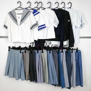 セーラー服 ジャケット ブラウス スカート 1円 中古 制服 熊本ルーテル学院中学高校 鹿児島純心女子中学高校 セット 詰合わせ 39CS-540 DFの画像1