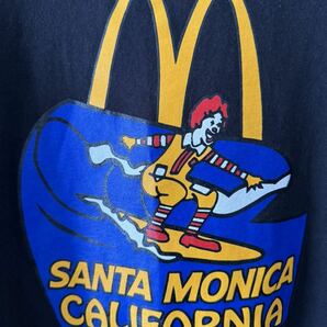 USアメリカ海外限定Champion×McDonald Santa Monica California T-SHIRTS チャンピオン×マクドナルドサンタモニカカリフォルニアTシャツの画像2