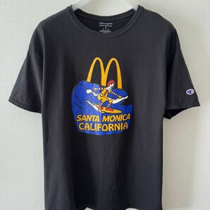 USアメリカ海外限定Champion×McDonald Santa Monica California T-SHIRTS チャンピオン×マクドナルドサンタモニカカリフォルニアTシャツの画像1