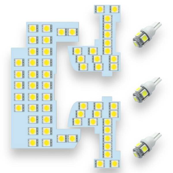 ZXREEK ホンダ NBOX JF1 JF3 LED ルームランプ JF4 JF2 専用設計 室内灯 純正交換 爆光 76発 高輝度 内装 3チップ 取付簡単 6点セット