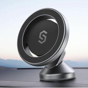 【令和超磁力】スマホホルダー 車 MagSafe対応 SYNCWIRE マグネット 【超強力3M両面テープ】 落下防止 360度回転自由調節 マグネット吸着 