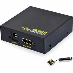 KanaaN HDMIスプリッター 1入力2出力 4k対応 Y-アダプタ 2160p Full UHD/ HD 1.4b 2-fach / 2-port