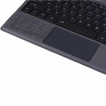 新型Surface Pro キーボード Surface Pro 7/Pro 6 /Pro 4 / Pro 3 / Pro 2017 キーボード マグネット式吸着 7色バックライト付き(黒)_画像6