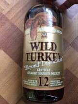 ワイルドターキー12年WILD TURKEY 箱付 ウイスキー バーボン 古酒 _画像6