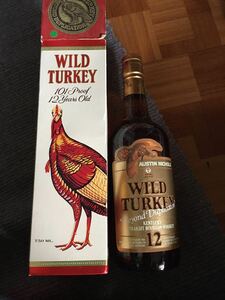 ワイルドターキー12年WILD TURKEY 箱付 ウイスキー バーボン 古酒 
