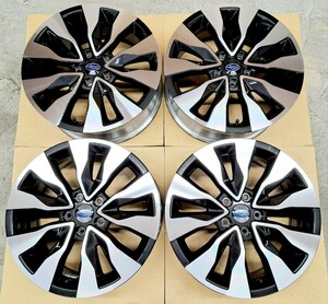 [ new car removing ] Subaru NEW BT Legacy Outback original wheel 4 pcs set 7.0J 114.3 Ray back Cross Trek Levorg car delivery front remove 