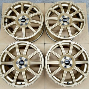 スバル インプレッサ WRX STI 純正 BBS ホイール 4本 レガシィ BRZ インプレッサ フォレスター 鍛造 7.5J PCD100 希少 モノブロック GDBの画像1