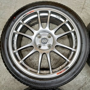 【新品??】ENKEI Racing GTC01 ホイールタイヤ 2020 ブリヂストン エコピア 205/45R17 17インチ 7.0J ノート マーチ ヤリス ロードスターの画像4