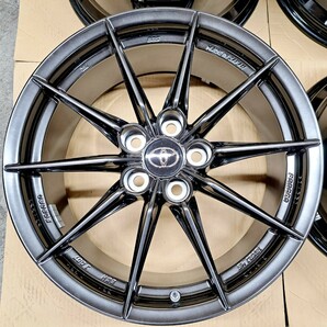 【新車外し】トヨタ GR ヤリス 純正 RZ ハイパフォーマンス 専用 BBS ホイール 4本セット 8.0J 114.3 鍛造 ブレンボ 納車前外し 超極上品の画像3