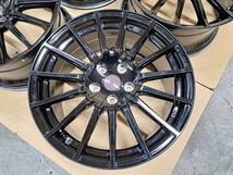 【美品】スバル WRX STI 純正 オプション 18インチ 8.5J ホイール 4本セット ブレンボ対応　レヴォーグ GVB VAB GRB GVF GDB 114.3_画像8