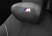 BMW Mパフォーマンス 専用 車用記憶 通気性弾性 ネックパッド レザー 首 ネック MパフォーマンスX1/X2/X3/X5/X6/3 2個 4色選択可_画像1