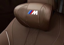 BMW Mパフォーマンス 専用 車用記憶 通気性弾性 ネックパッド レザー 首 ネック MパフォーマンスX1/X2/X3/X5/X6/3 2個 4色選択可_画像3