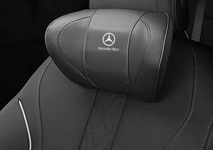メルセデスベンツ Mercedes Benz 車用記憶通気性弾性 ネックパッド レザー 首 ネック 2個 A C B E S V G R M GLC GLB GLA GLE GLK GLS