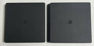 1 jpy start PlayStation 4 thin type SONY 500GB 2 pcs summarize operation excellent goods 