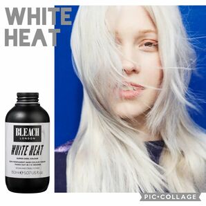 【White Heat】スーパークールカラー150ml★bleach london★検索　マニックパニック　ライムクライム