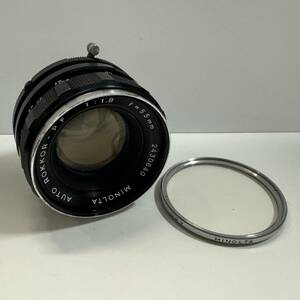 90059●MINOLTA AUTO ROKKOR-PF 1:1.8 f=55mm レンズ 現状品