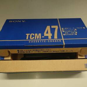89907 ★ SONY ソニー TCM-47 カセットレコーダー 通電OK ◆の画像2