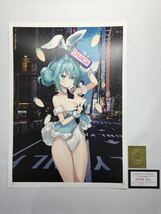 DEATH NYC 世界限定100枚 アートポスタ バニーガール 現代アート_画像1