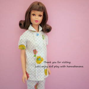 No Doll 185* Vintage moz franc si-#3364 Best Buy beautiful line pyjamas Barbie . Skipper ....