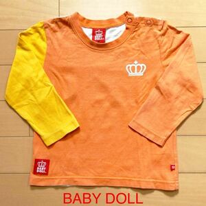 　BABY DOLL ベビードール　長袖Ｔシャツ　90㎝　ベビー服　ブランド