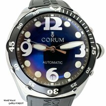 【コルム CORUM☆バブル ダイブ】82.180.20 中古 メンズ腕時計 自動巻き ブラック文字盤☆Aランク☆_画像1