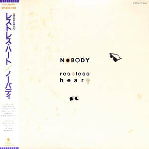 A00580549/LP/ノーバディ(NOBODY・矢沢永吉バンド・相沢行夫・木原敏雄・NORA・ノラ)「レストレス・ハート（1986年：WTP-90432）」