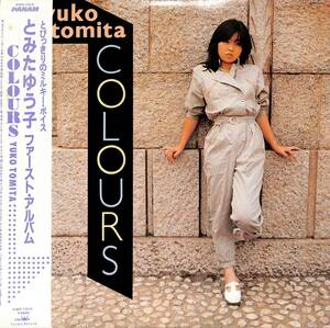 A00583945/LP/とみたゆう子(富田裕子)「Colours /ファースト・アルバム(1981年・GWP-1010・シンセポップ)」