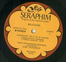 A00575006/LP/カール・アドルフ・シューリヒト「Bruckner / Symphonoy No.9 In D Minor」_画像3